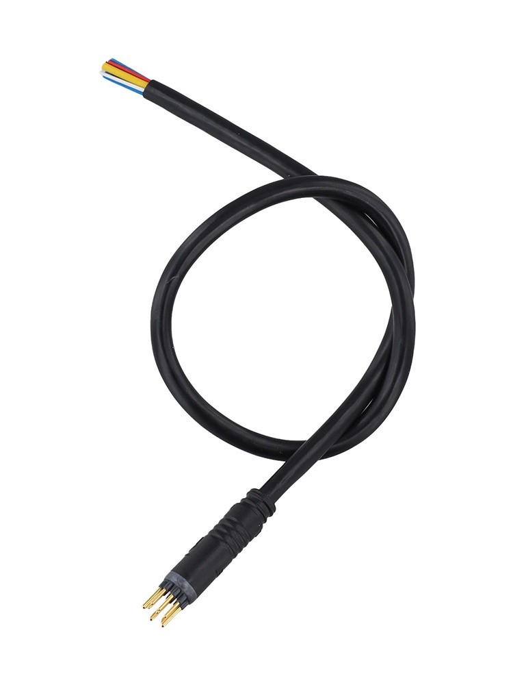Ebike Motor Cable Black Pvc Material Compatible With 250W-1000W Motors