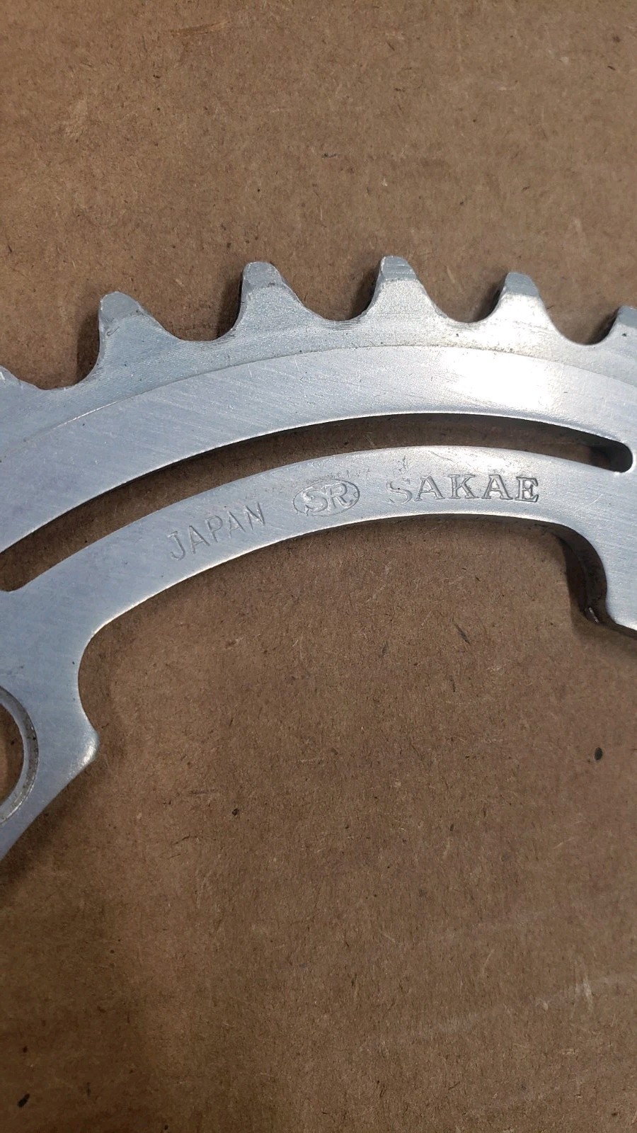 SR Sakae 40T Chainring 118 BCD Vintage Retro Made In Japan Silver NOS