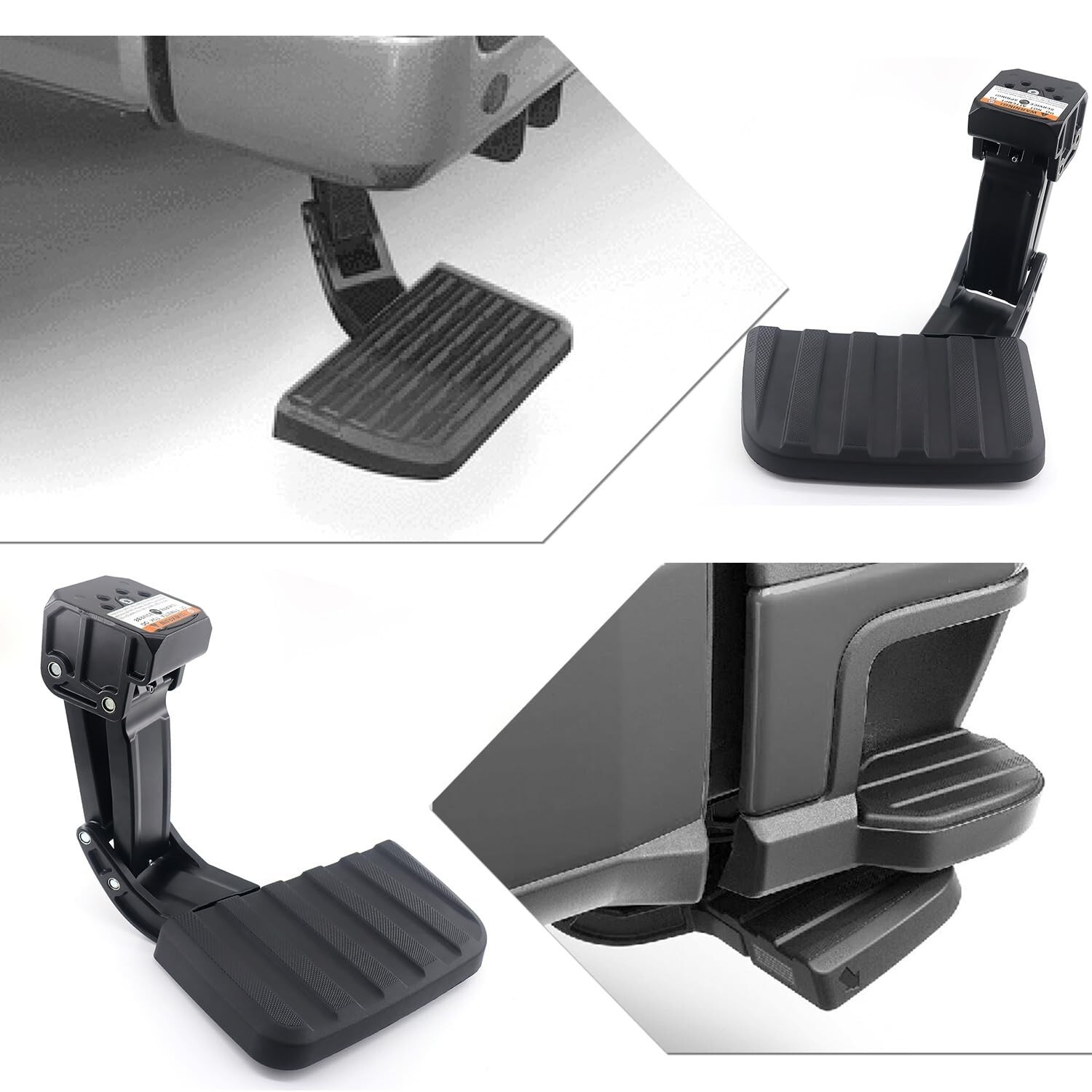 75330-01A Rear Bed Step Retractable Bumper Step Compatible with 2023 2024 202…