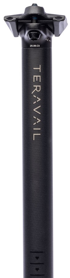 Stratum Seatpost – Teravail Stratum Seatpost – 27.2 x 400mm, 18mm Offset, Black