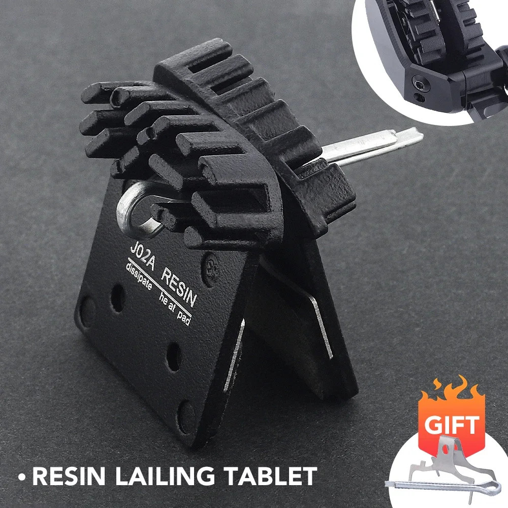 MTB Bike Disc Brake Pads J02A Resin Ice Tech Bicycle Hydraulic Brakes Pad Calipe
