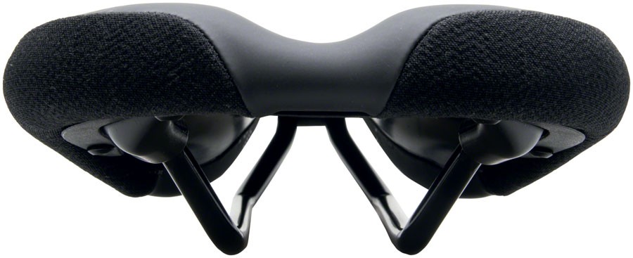 WTB Silverado Saddle – Black 280mm Width Steel Rails Microfiber Cover