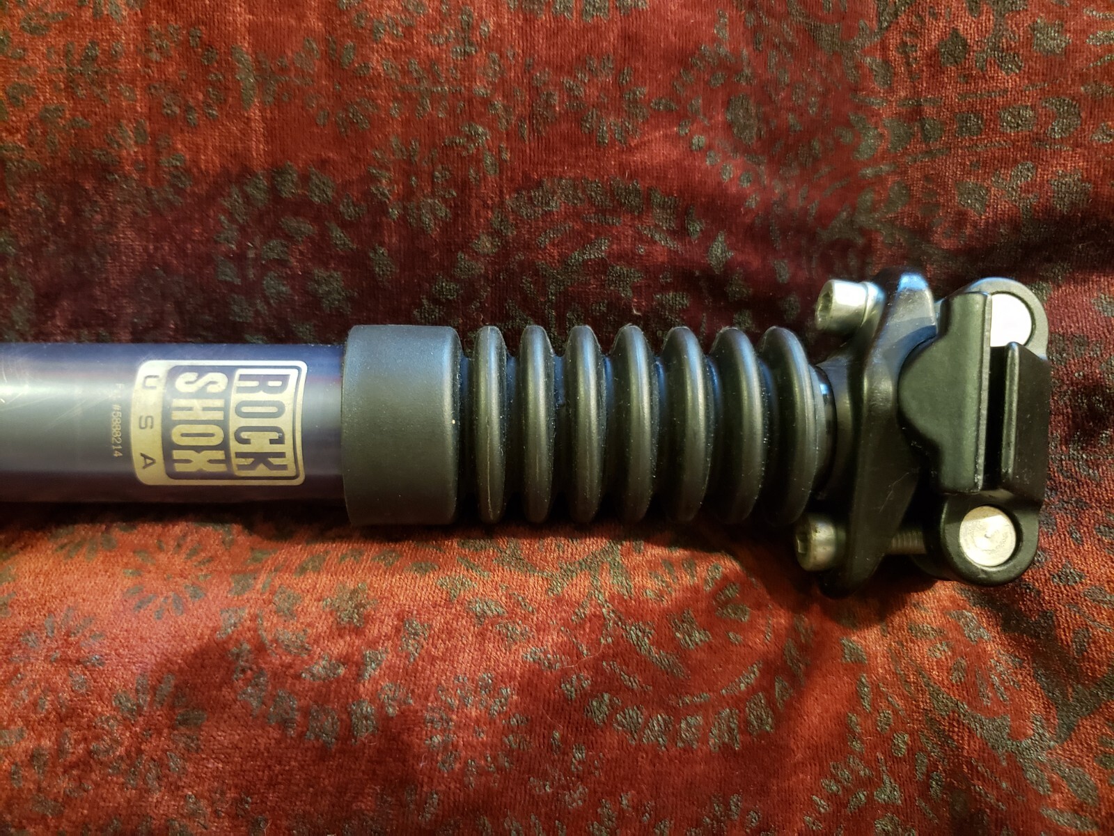 Vintage Rock Shox Suspension Seatpost 27.2mm X 340mm Micro Adjustible Grey
