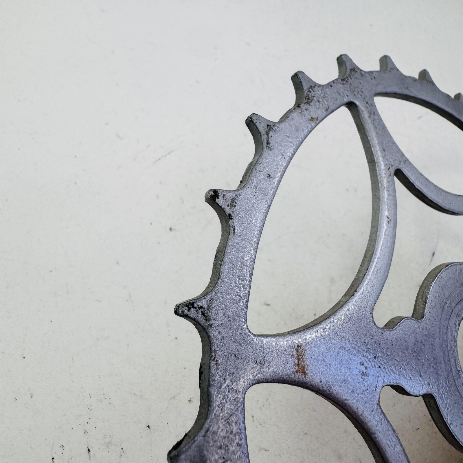 Vintage Skip Tooth Sprocket Chainring 50s Cruiser Balloon Tire Steel 26t Bike A1