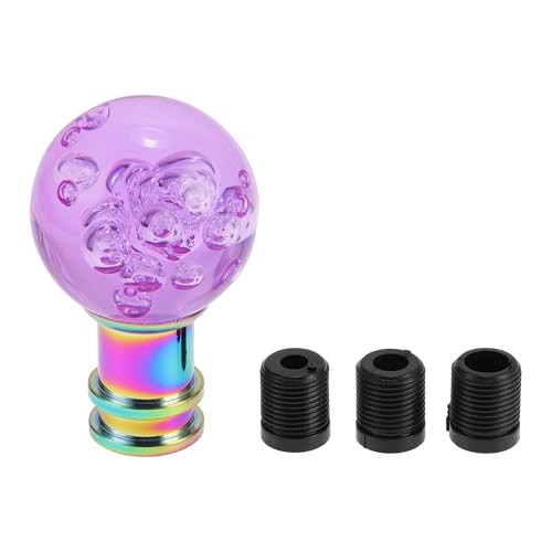 Car Shift Knob, 9cm Universal for Automatic and Manual Vehicle Gear Purple