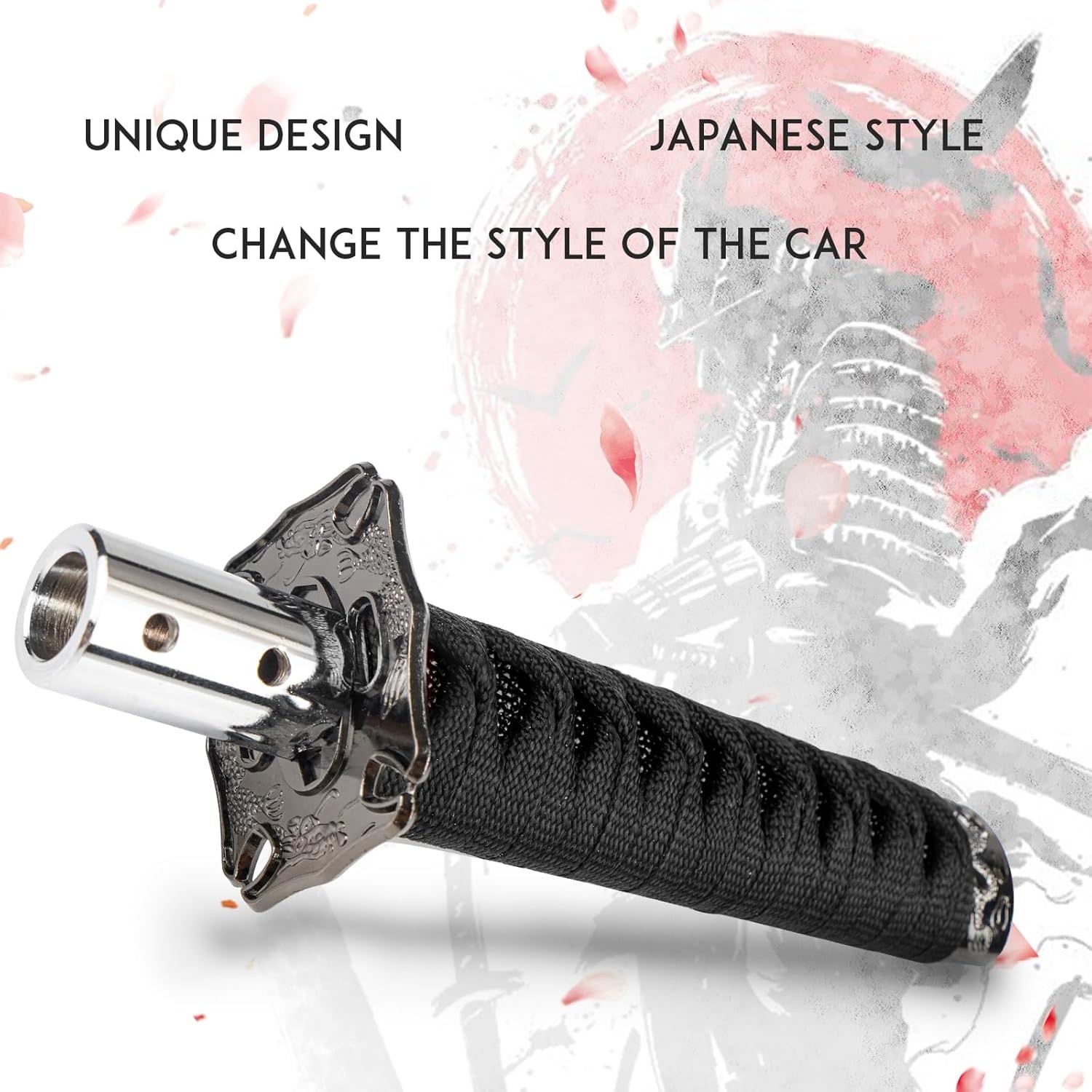 Katana Gear Shift Knob Samurai Sword Shifter Knob Universal Fit for Manual Cars