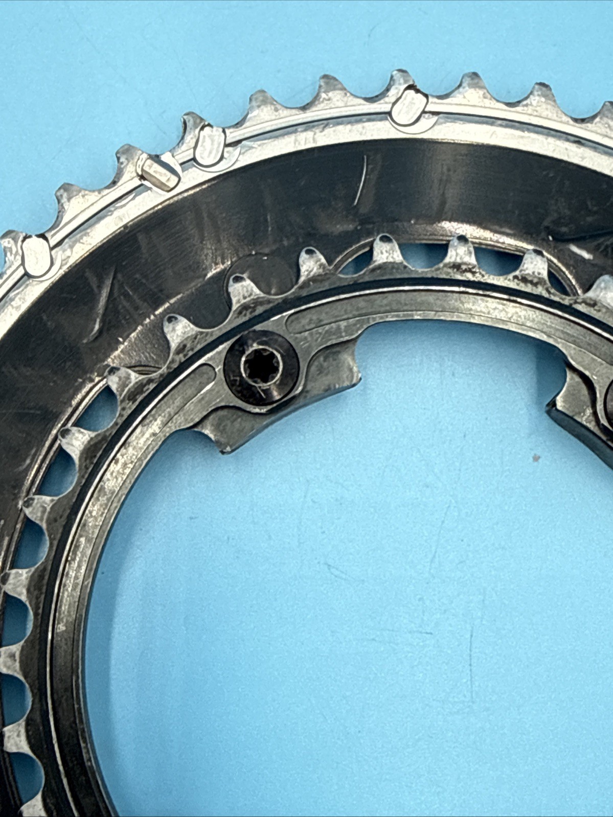 Shimano DURA-ACE FC-9000 2×11-speed 50/34t Crank Chainrings GOOD USED!