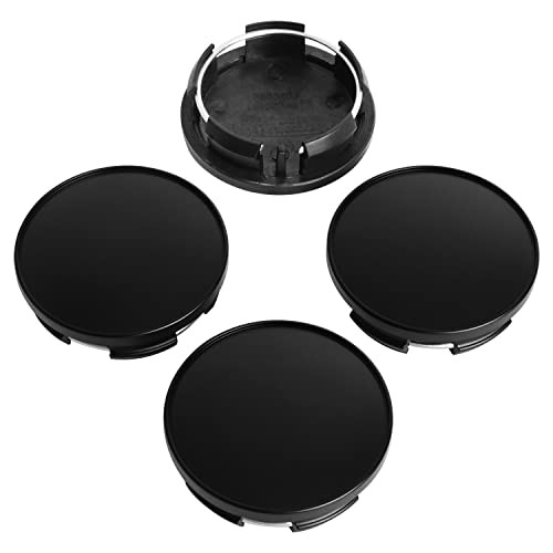 2.5Inch 63MM Wheel Center Caps for Dodge Outer 63MM , Inner 56MM Matte Black
