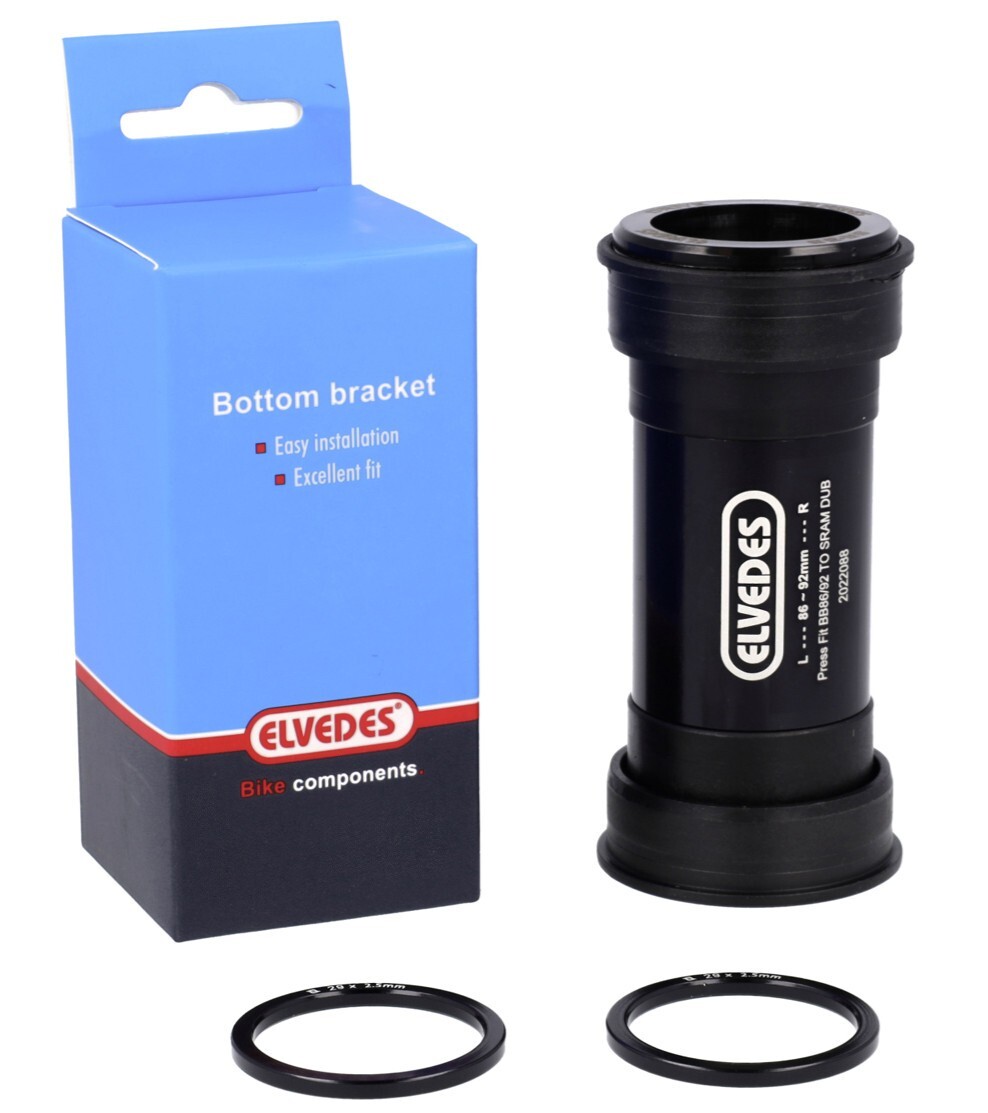 ELVEDES bottom bracket press fit BB86 BB92 PF 41 SRAM DUB road Wide 29 mm axle