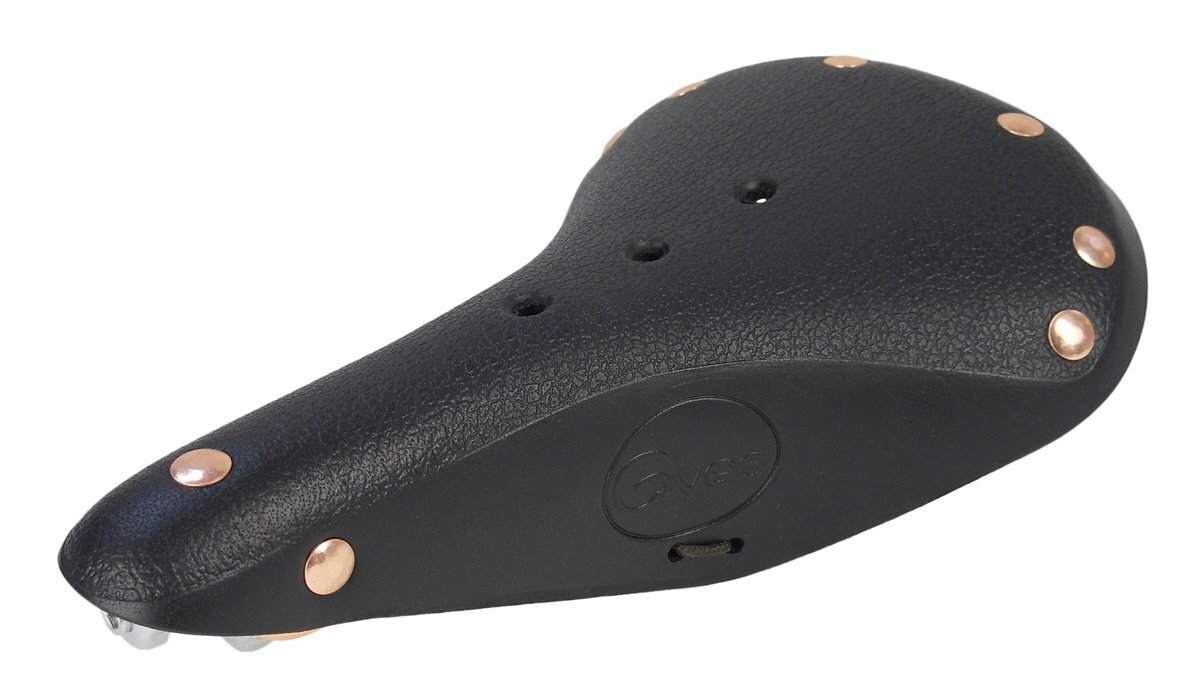 Gyes Black Genuine Leather Saddle GS15U