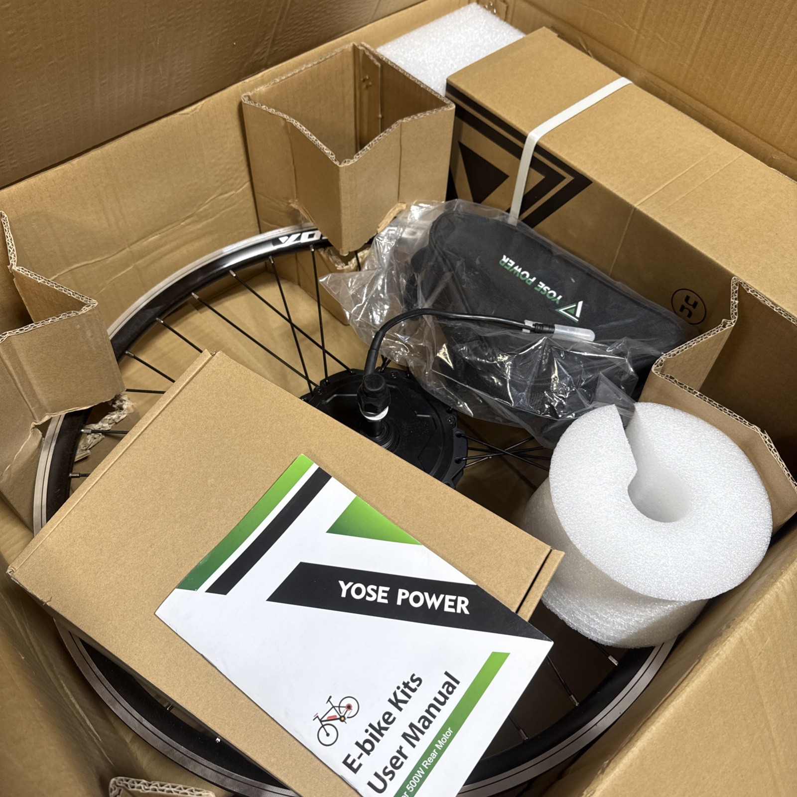 YOSE POWER E-BIKWE KITS EBK-2022002-US02 FOR 500W REAR MOTOR
