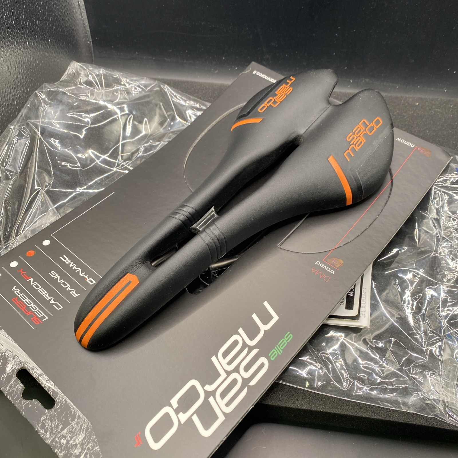 Selle San Marco Aspide Open 2 Team Cycling Saddle Xslite Rails (s18)