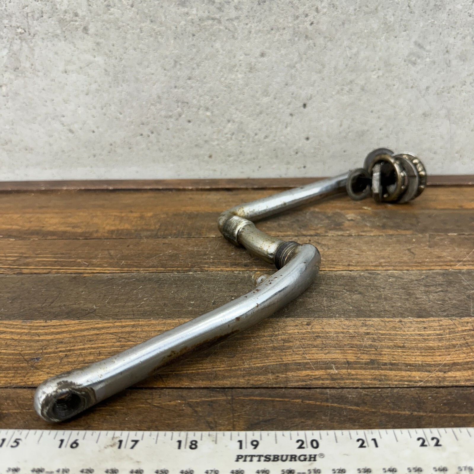 Vintage Schwinn Crank Set 62 Stamp 1pc OPC 165 mm 1/2 in Cranks SA16 Stingray