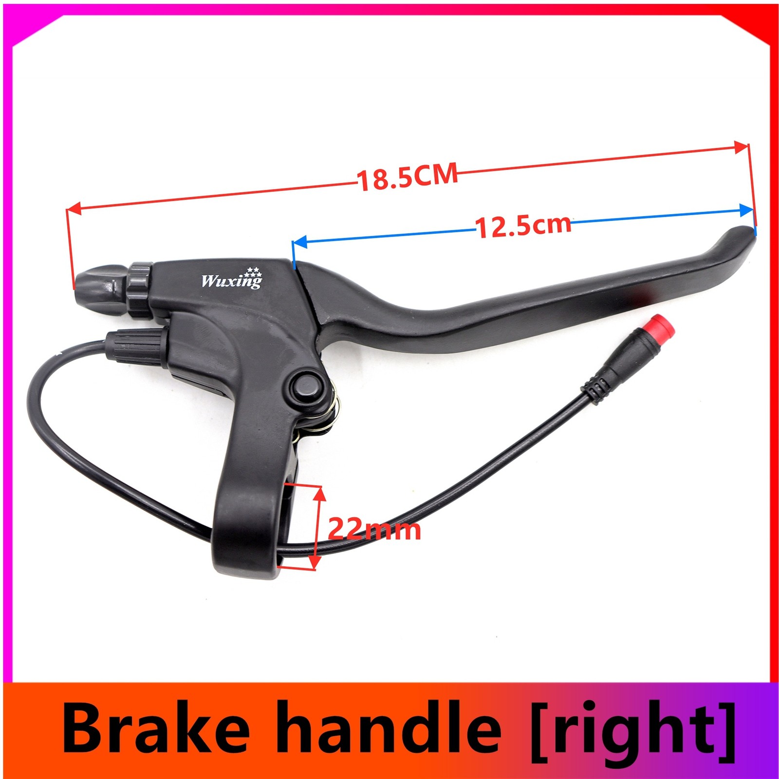 Waterproof brake handle, electric bicycle scooter, power off brake lever