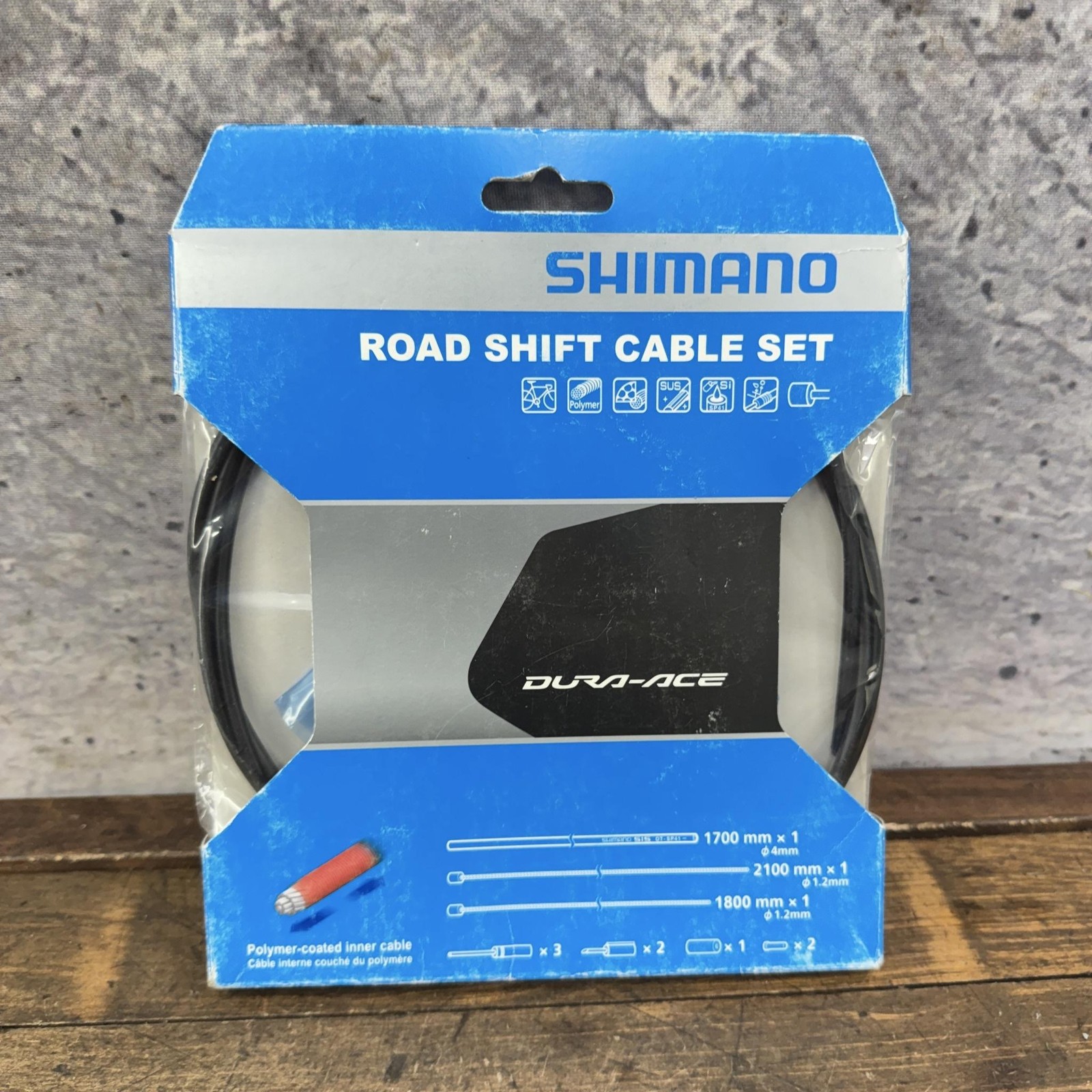 Shimano Road Shift Cable Set Dura-Ace Polymer Black Y63Z98910 Japan Road Bike