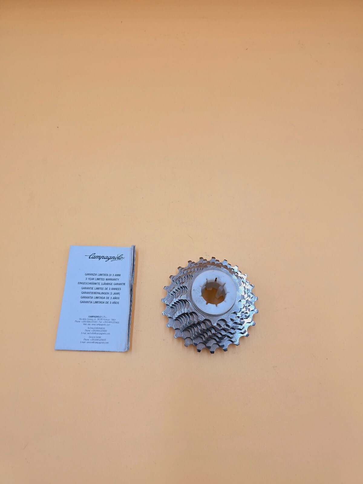 NOS NEW Cassette Campagnolo Record Full! Titanium 9 Speed 13-23 Cassette Titanium