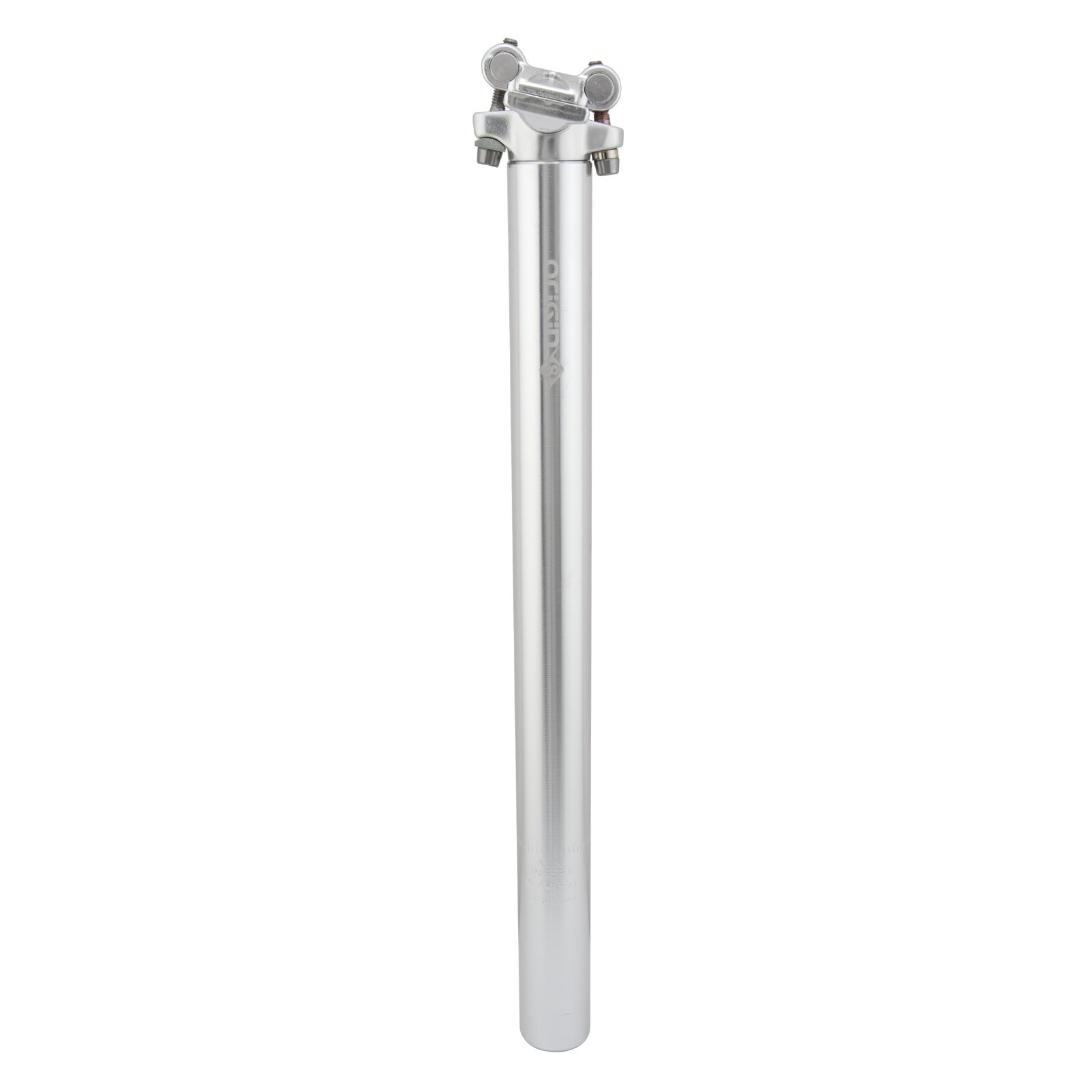 SEATPOST Origin8 P-FIT Alloy sizes 25.4 and 26.8 400mm Silver
