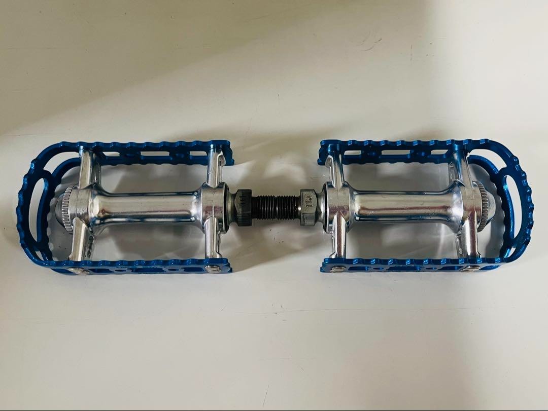 VTG MKS BM-7 Pedals Blue 1/2″ Made in Japan Old School BMX NOS