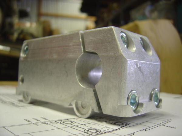 NEW AL’S RAPID TRANSIT RAW «MYSTERY MACHINED» VAN BMX STEM HOLLOW 1 1/8