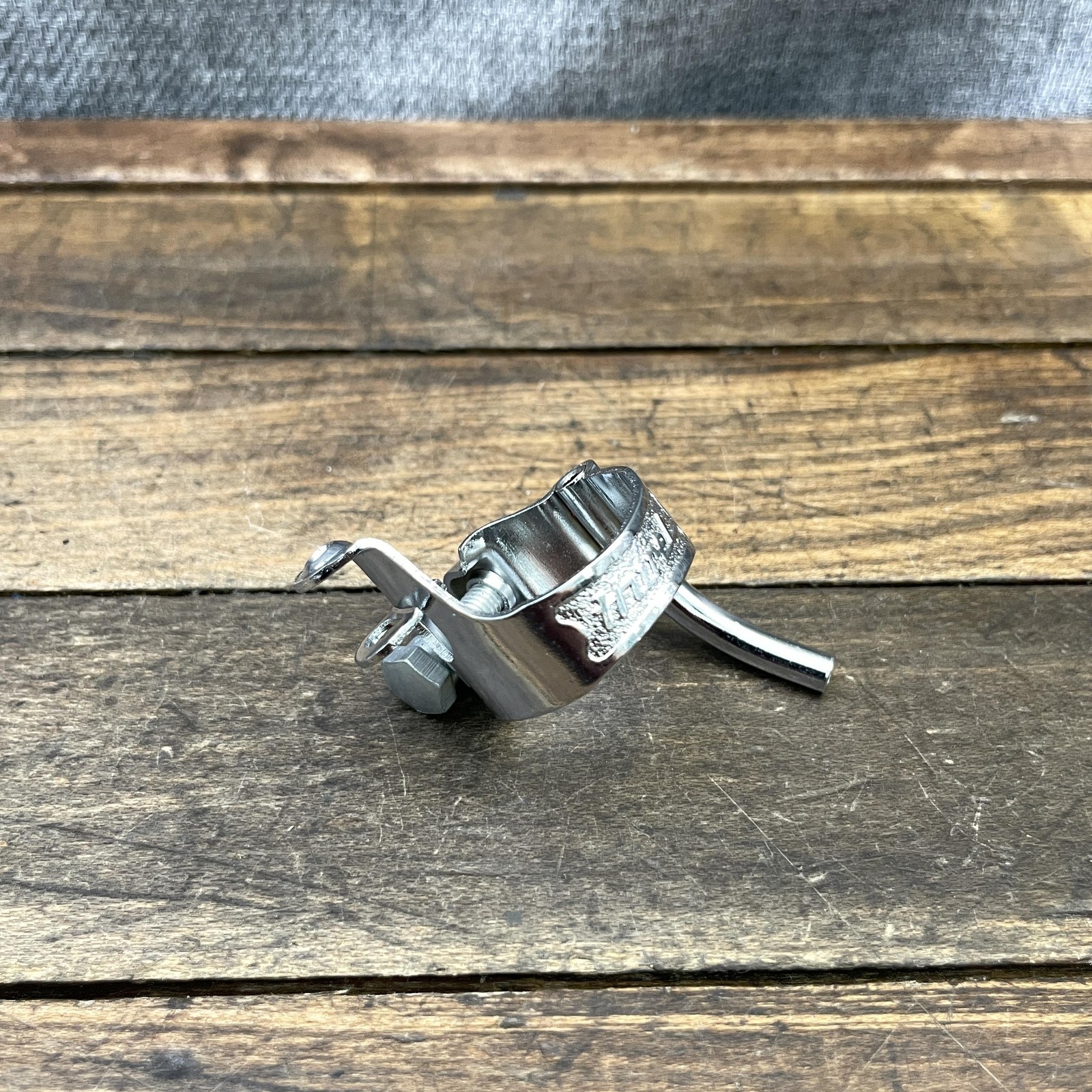Vintage Huret Shift Cable Guide Silver Steel 1in France Bicycle Bike