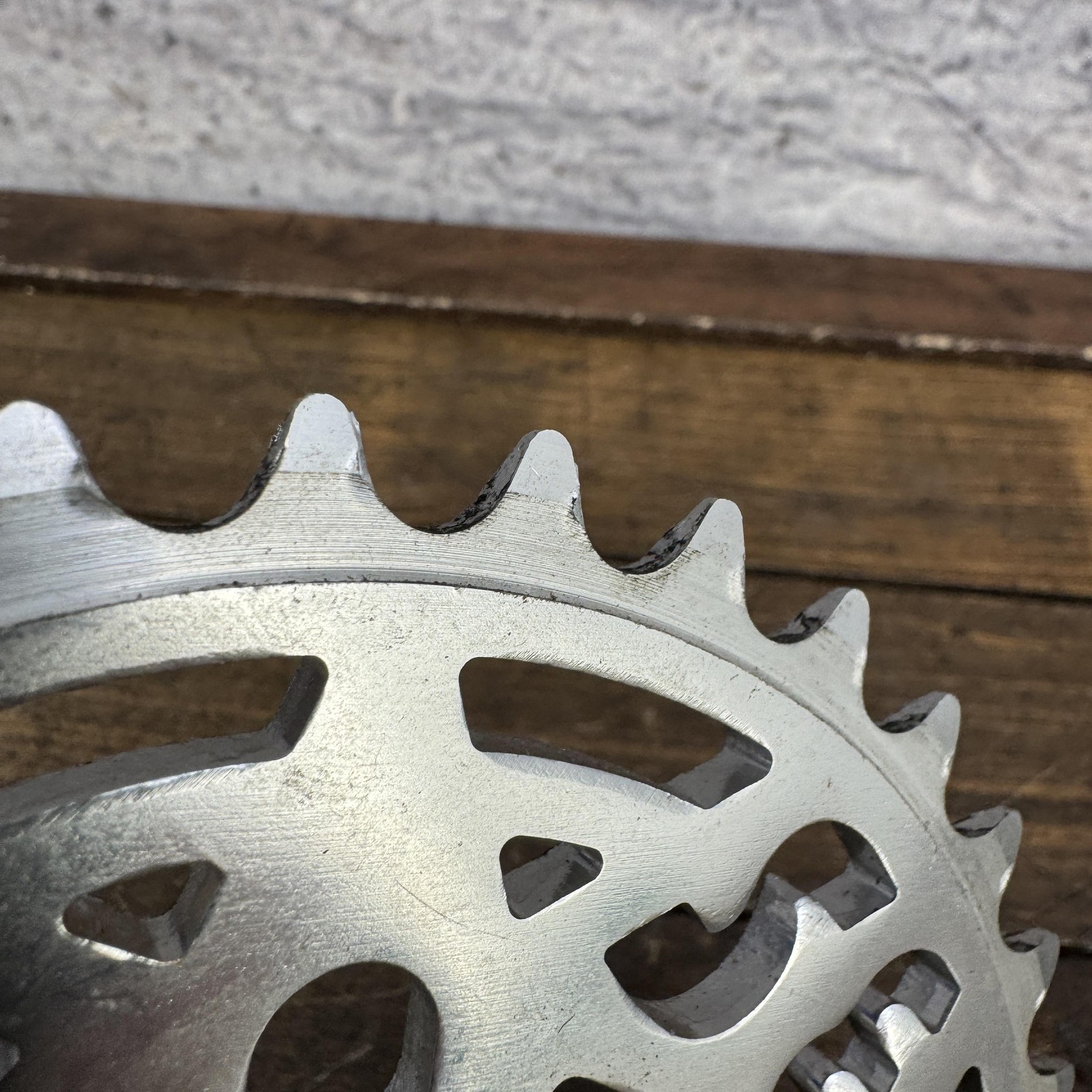 SE Racing 33T BMX Chainring Sprocket Silver Aluminum Bike SE Logo 33 Tooth