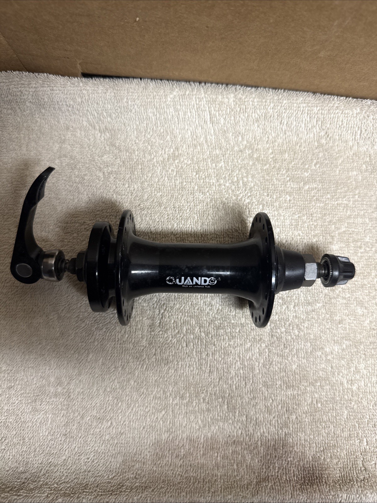 Quando Fat bike front hub aluminum 135mm QR disc type. PREOWNED