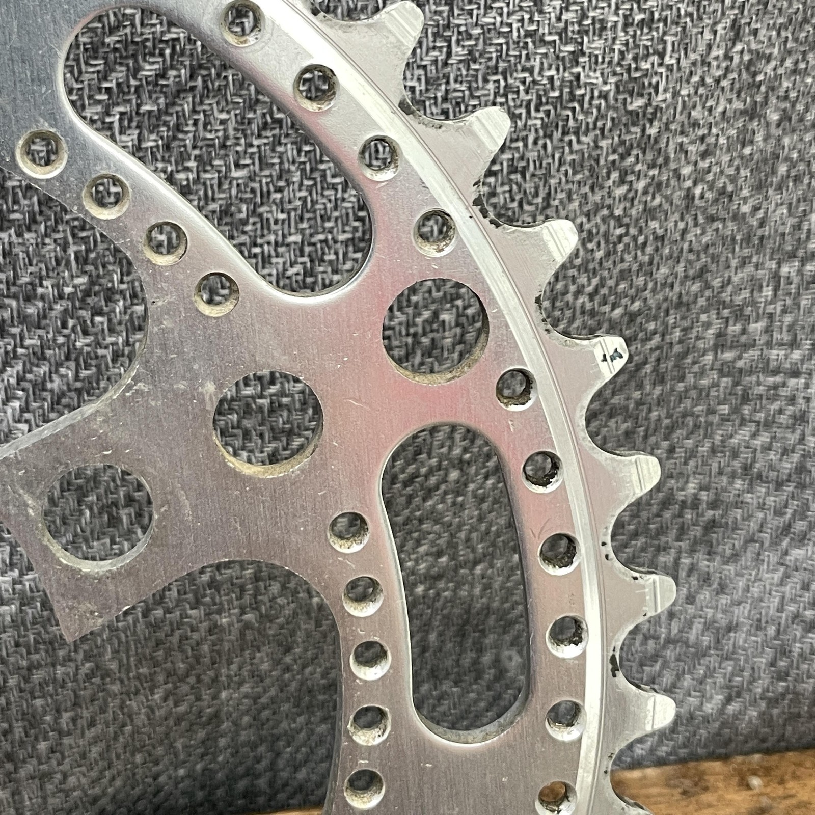 Vintage Stronglight Chainring 46 Tooth Alloy 5 Arm 86 BCD Drillium Road 46t