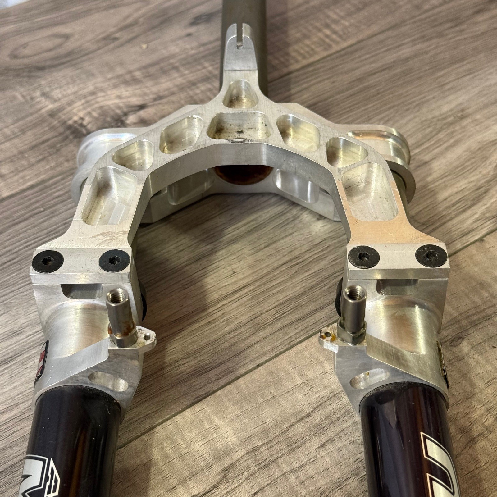 Vintage Answer Manitou Magnum 1-Inch Threadless Fork 155 Steerer Needs Elastomer