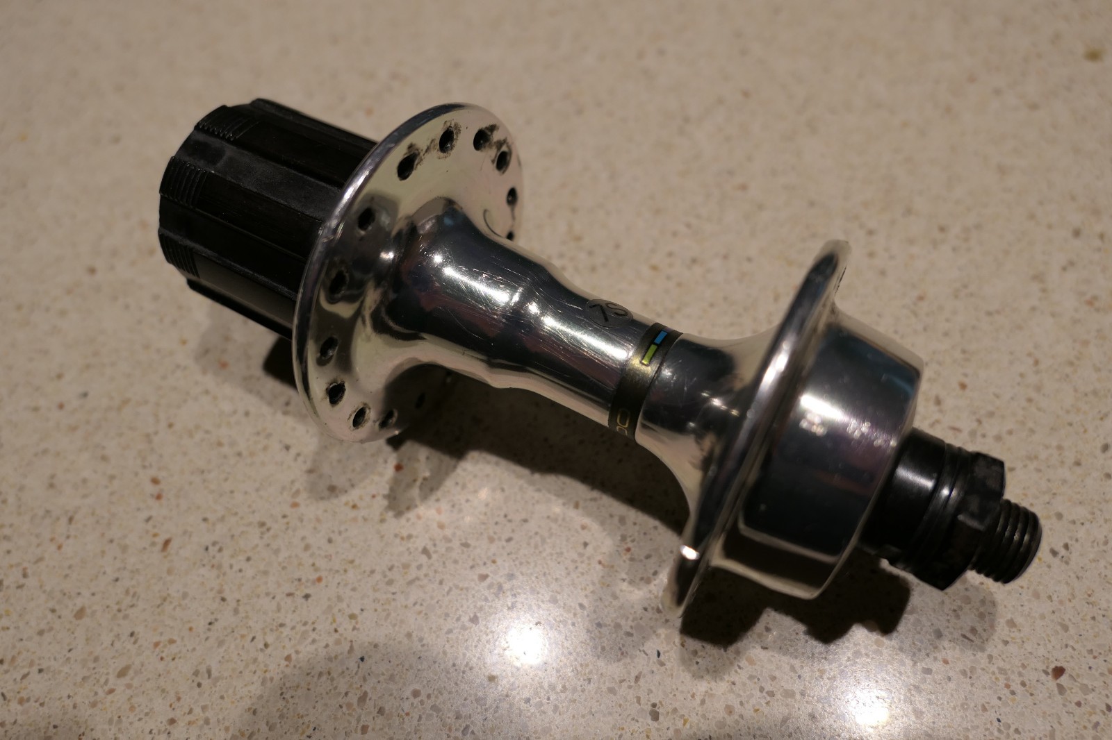 Shimano FH-6400 600 Tricolor Uniglide Rear Hub 32H 126mm 6 or 7 speed