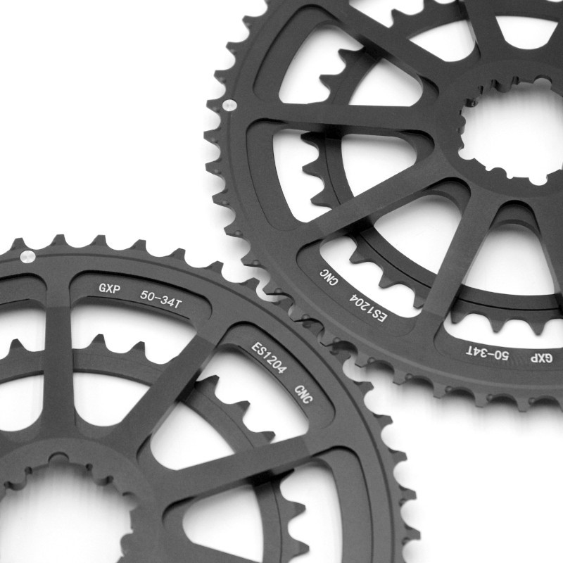 Narrow Wide Tooth Chainring 50-34T/52-36T/53-39T Bike Chainrings Replacements