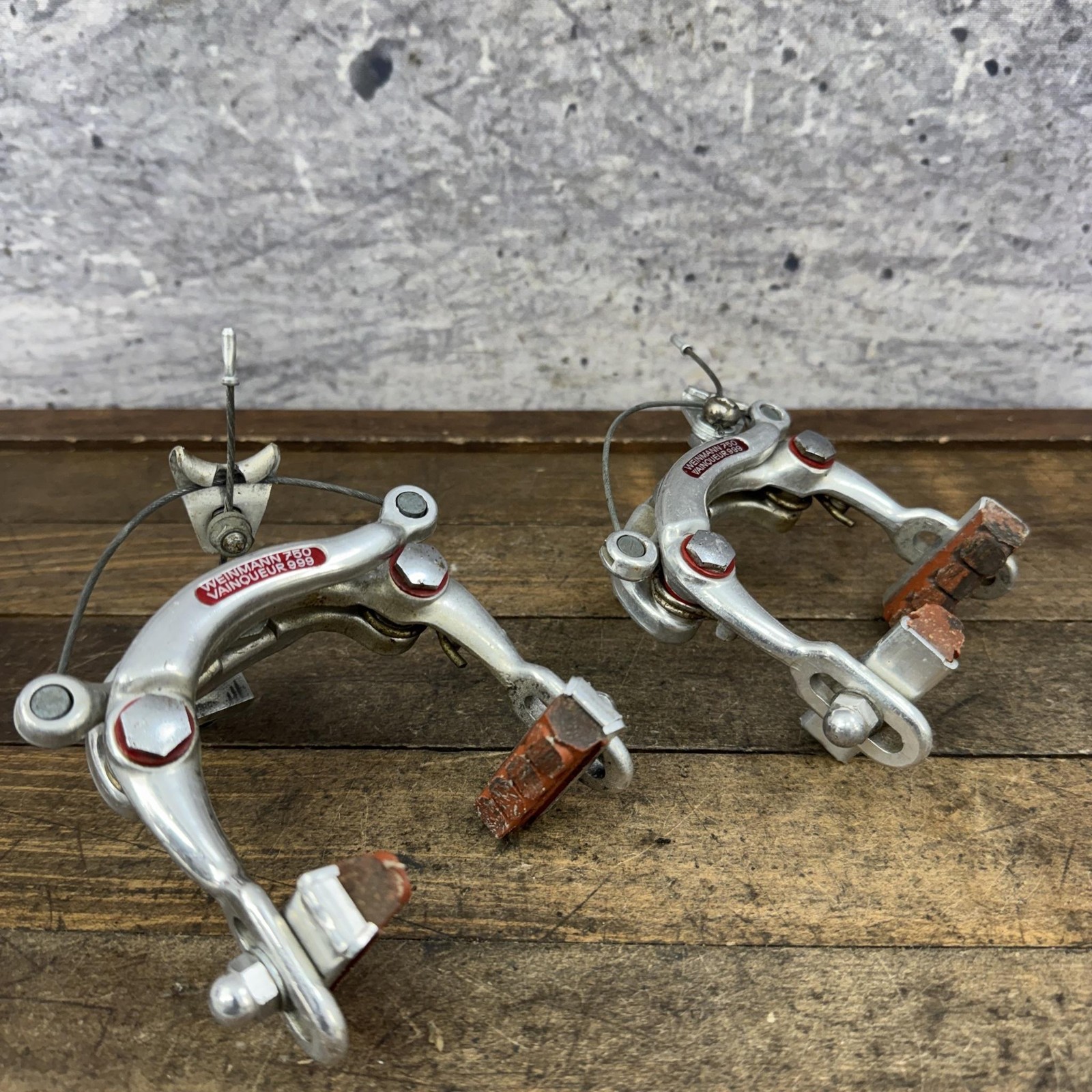 Vintage Weinmann Vainqueur 999 Brakes Set F/R Center Pull Road Bike Switzerland
