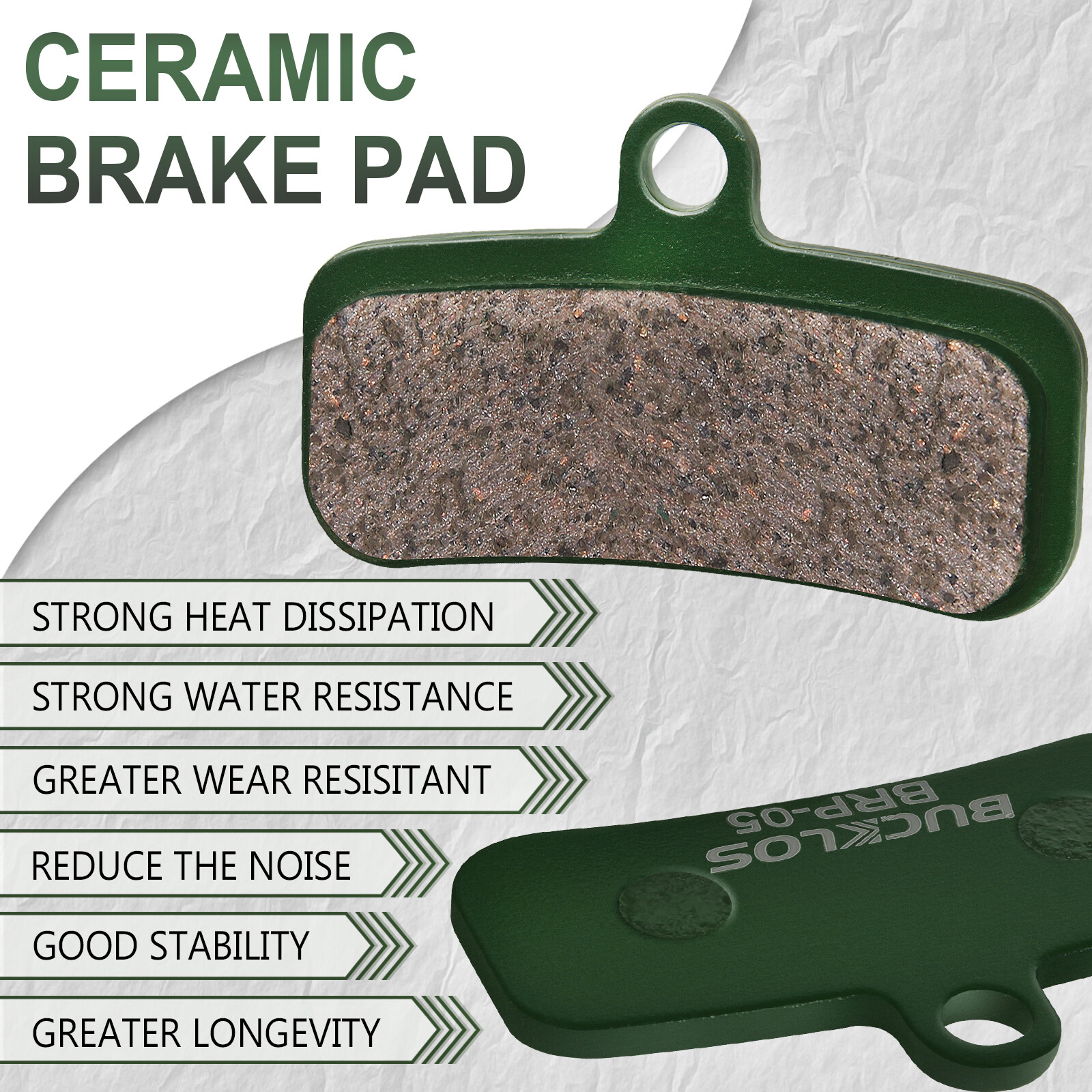 Disc Brake Pads 4 Piston Ceramic For Shimano D02S/D03S/N03A M7120 MTB Road Bike