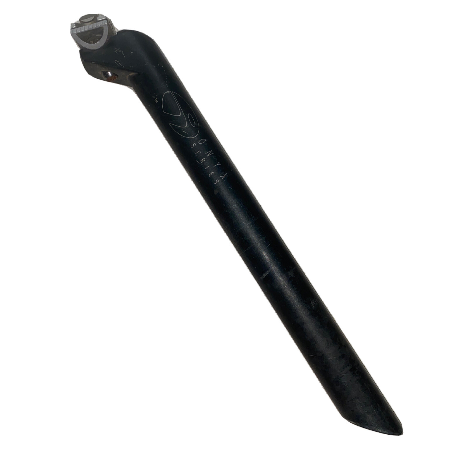 ONYX Series Bicycle Bike Seatpost Black 31.6 x 350mm black 20mm setback Alloy