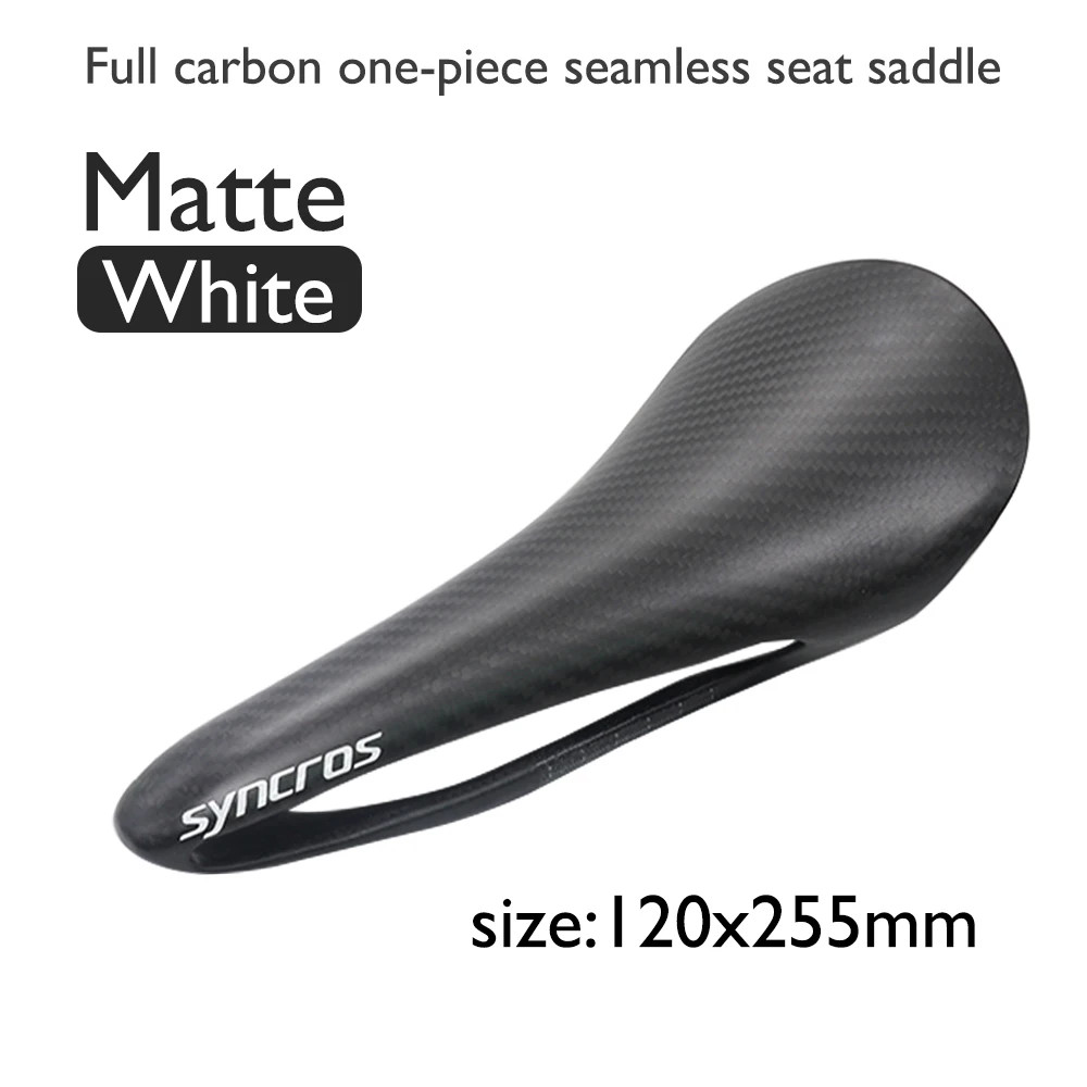 Road Bicycle Carbon Saddle Seamless Aerodynamic/ergonomic Synthetic Design Seat
