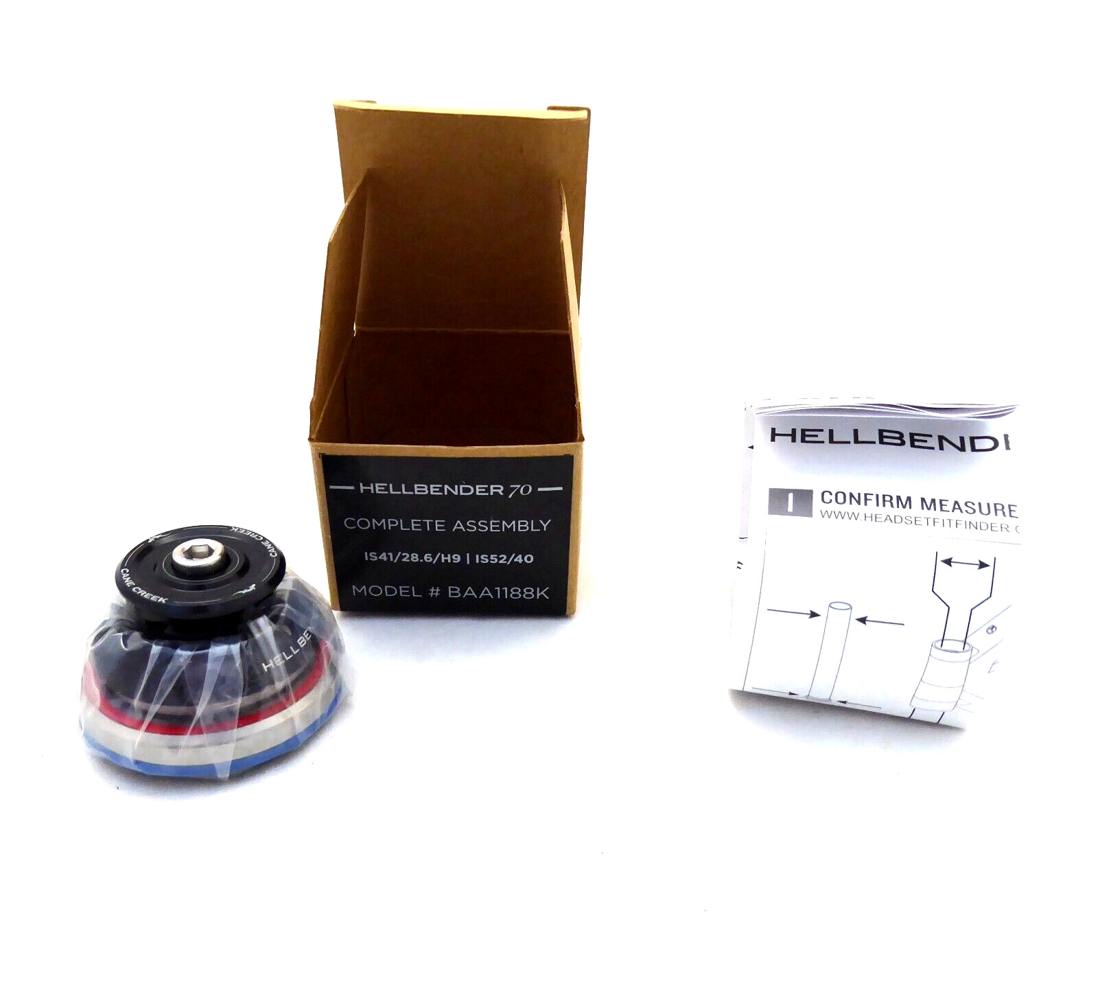 Cane Creek Hellbender 70 Headset IS41/28.6 IS52/40, BAA1188K