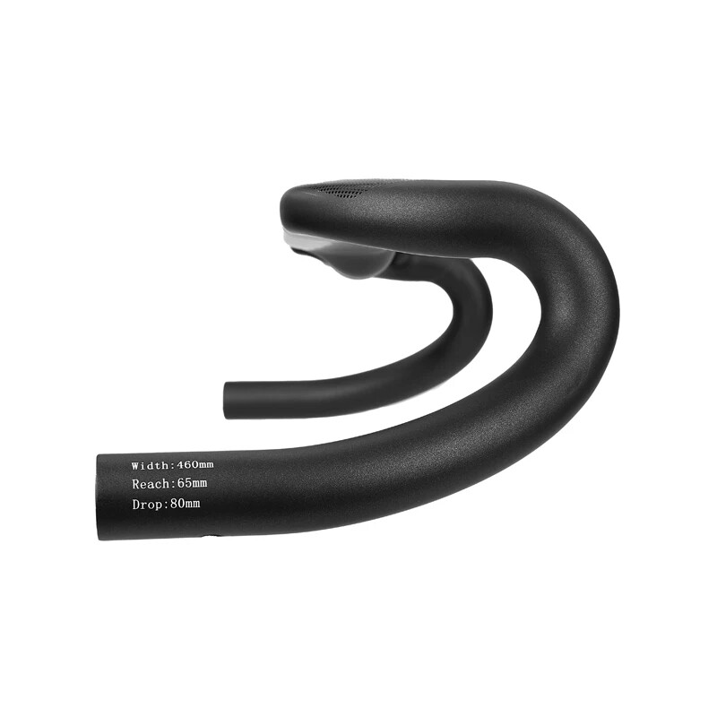 340/380/420/460mm Fully Hidden Wiring Road Bicycle Handlebar Drop 80mm 37degrees