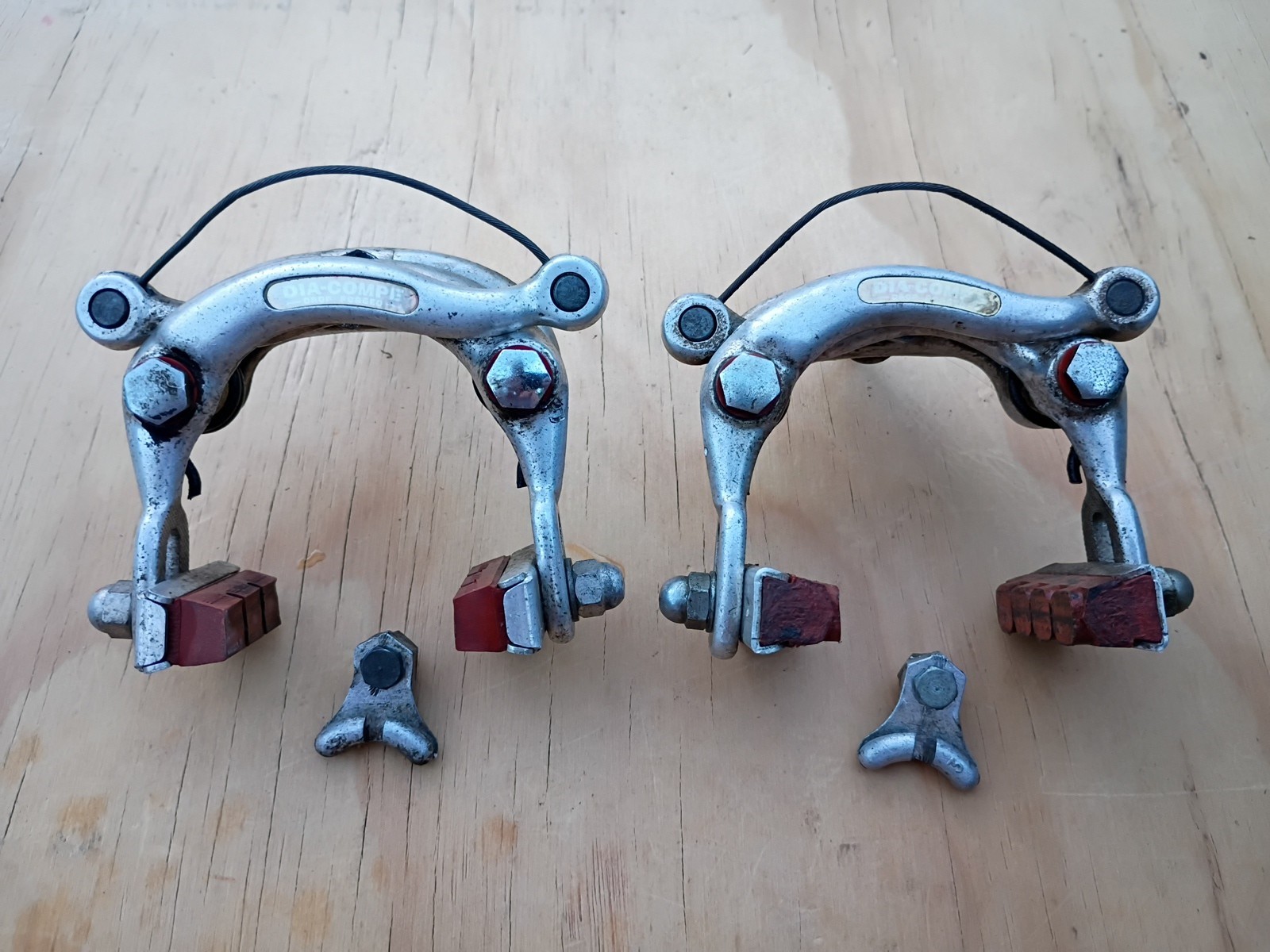 Dia-Compe Drop Forged Center Pull Caliper Road Bike Brake Set 610 Japan