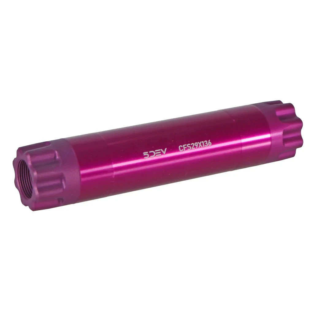 NEW PURPLE 5Dev Crank DUB Spindle 29×136 (73mm) Made in the USA