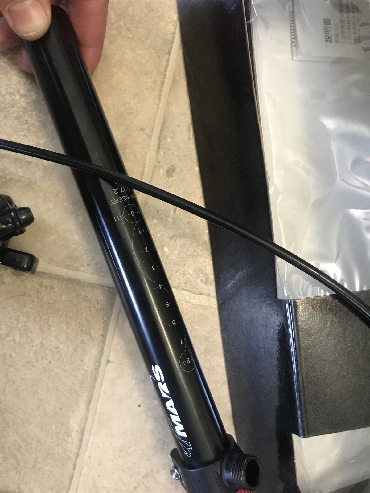 Tmars dropper post, stamp pedals, Shia no tourneytx , mechanical disc brakes lot