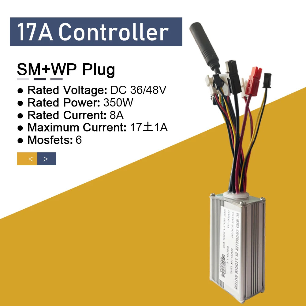 15A-35A E-bike Sine Wave Controller Use for 250-3000W Electric Bicycle Motor