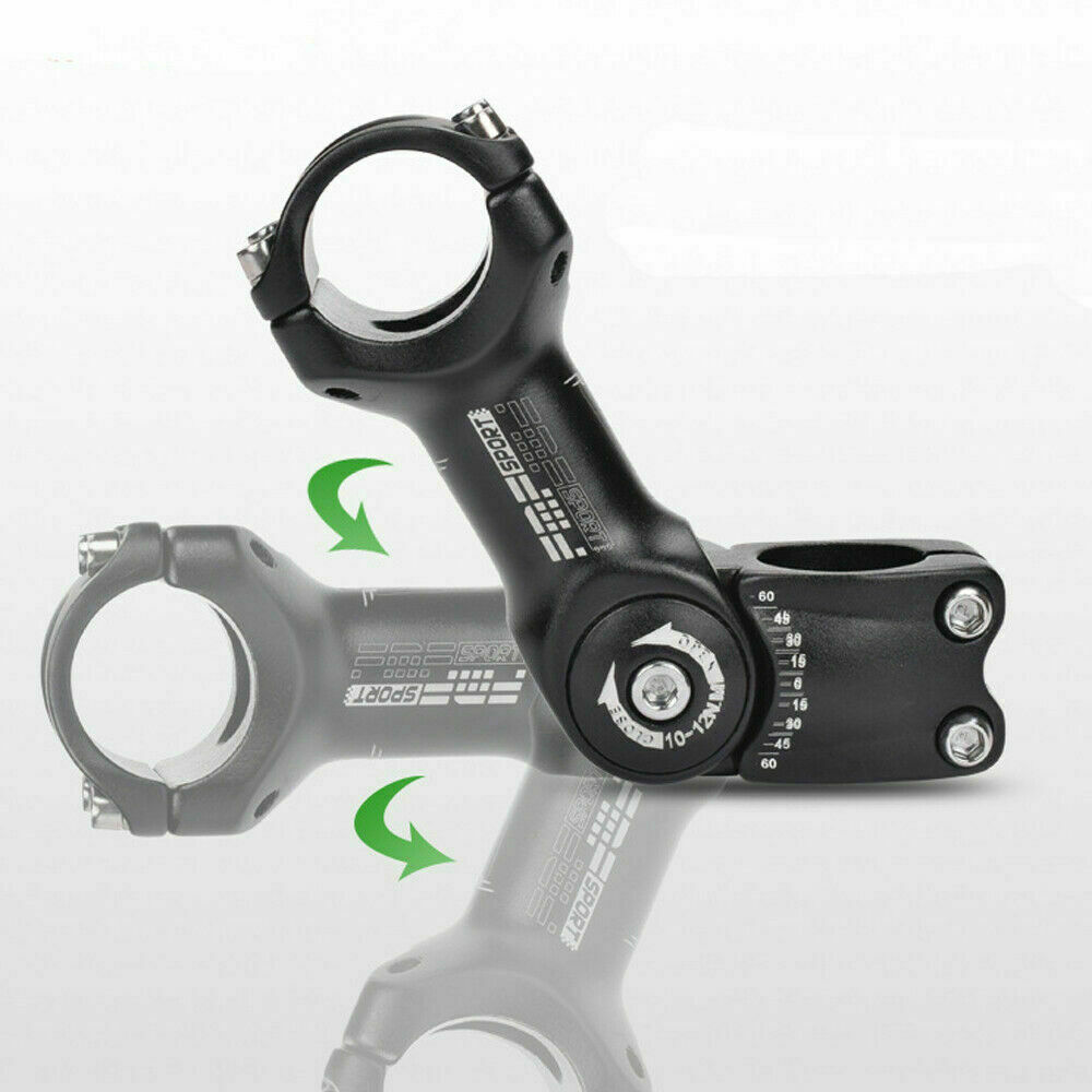 25.4/31.8mm MTB Bicycle Handlebar Mountain Road Bike Adjustable Stem Riser