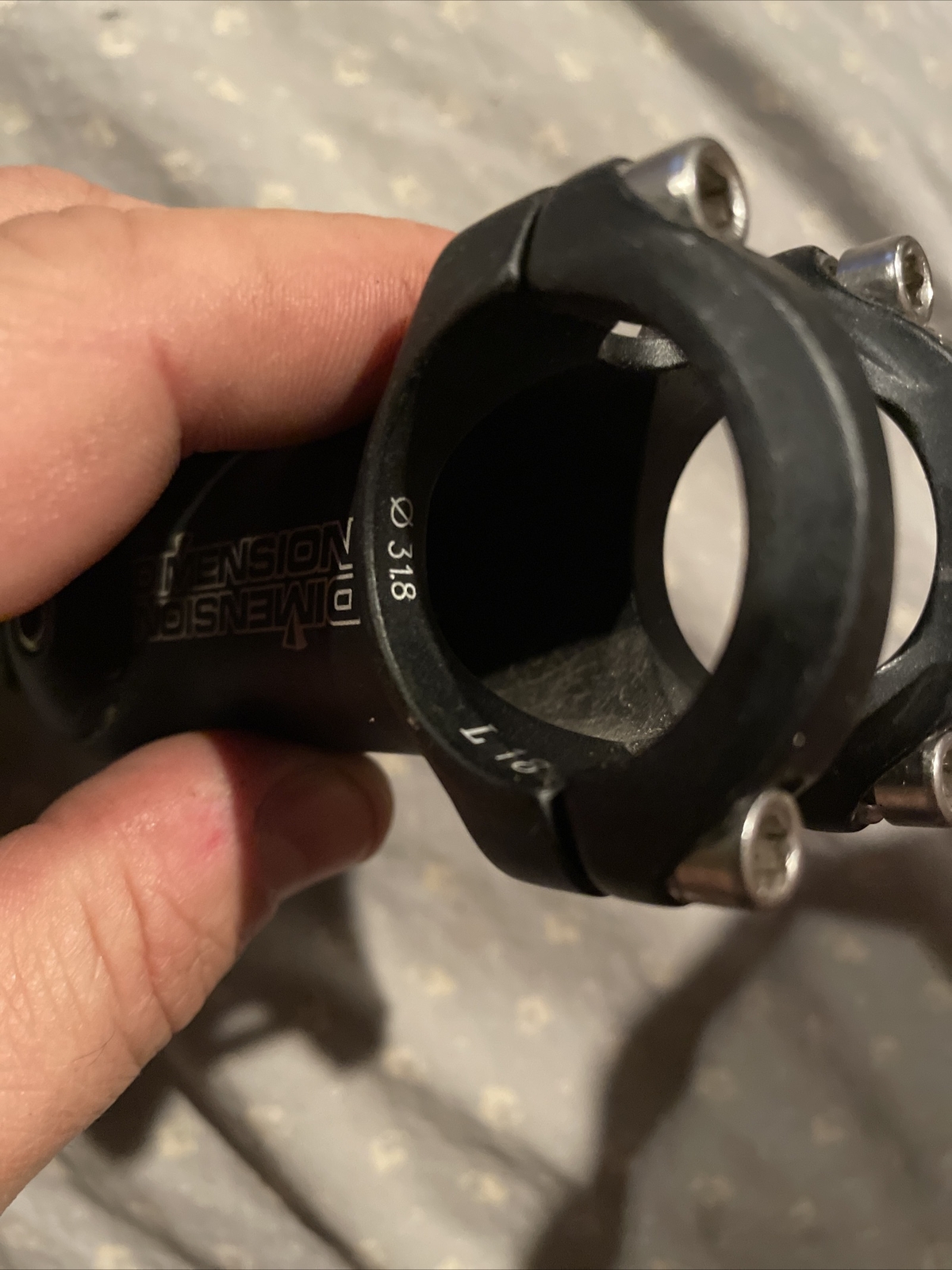 dimension adjustable stem 11cm 31.8