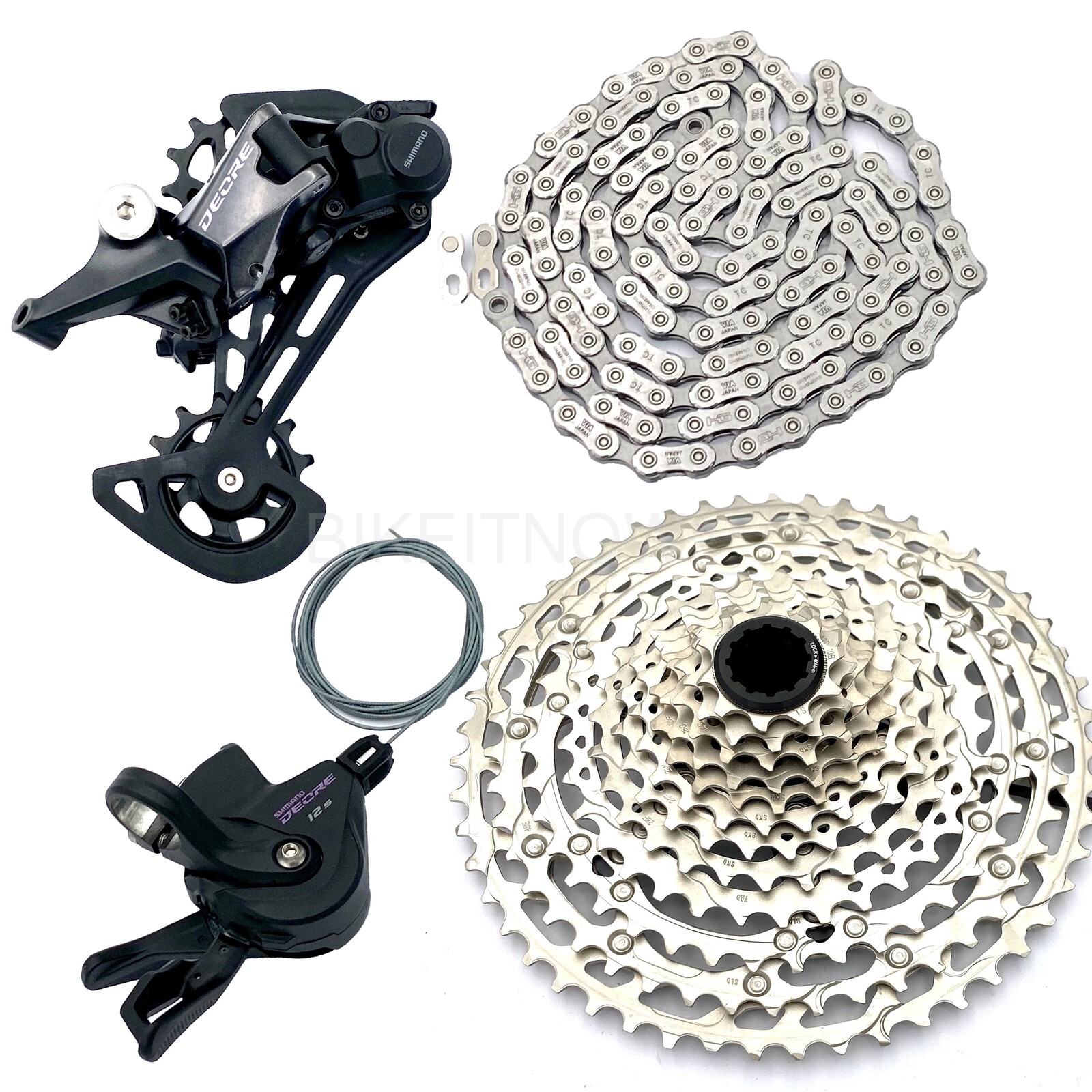Shimano Deore M6100 12 Speed Group set 51T Shifter Derailleur w/Gear Display