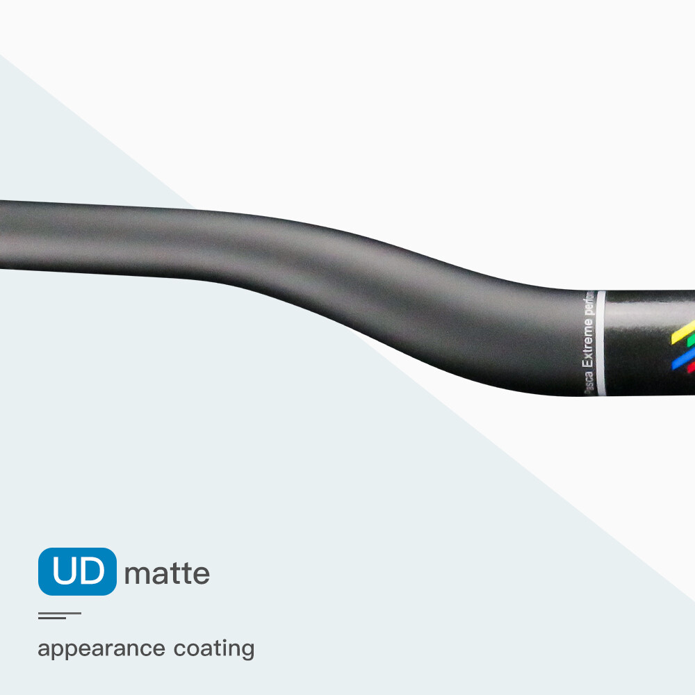 Carbon MTB Handlebar Mountain Bicycle Flat Riser Handle Bars 31.8mm Alfa Pasca