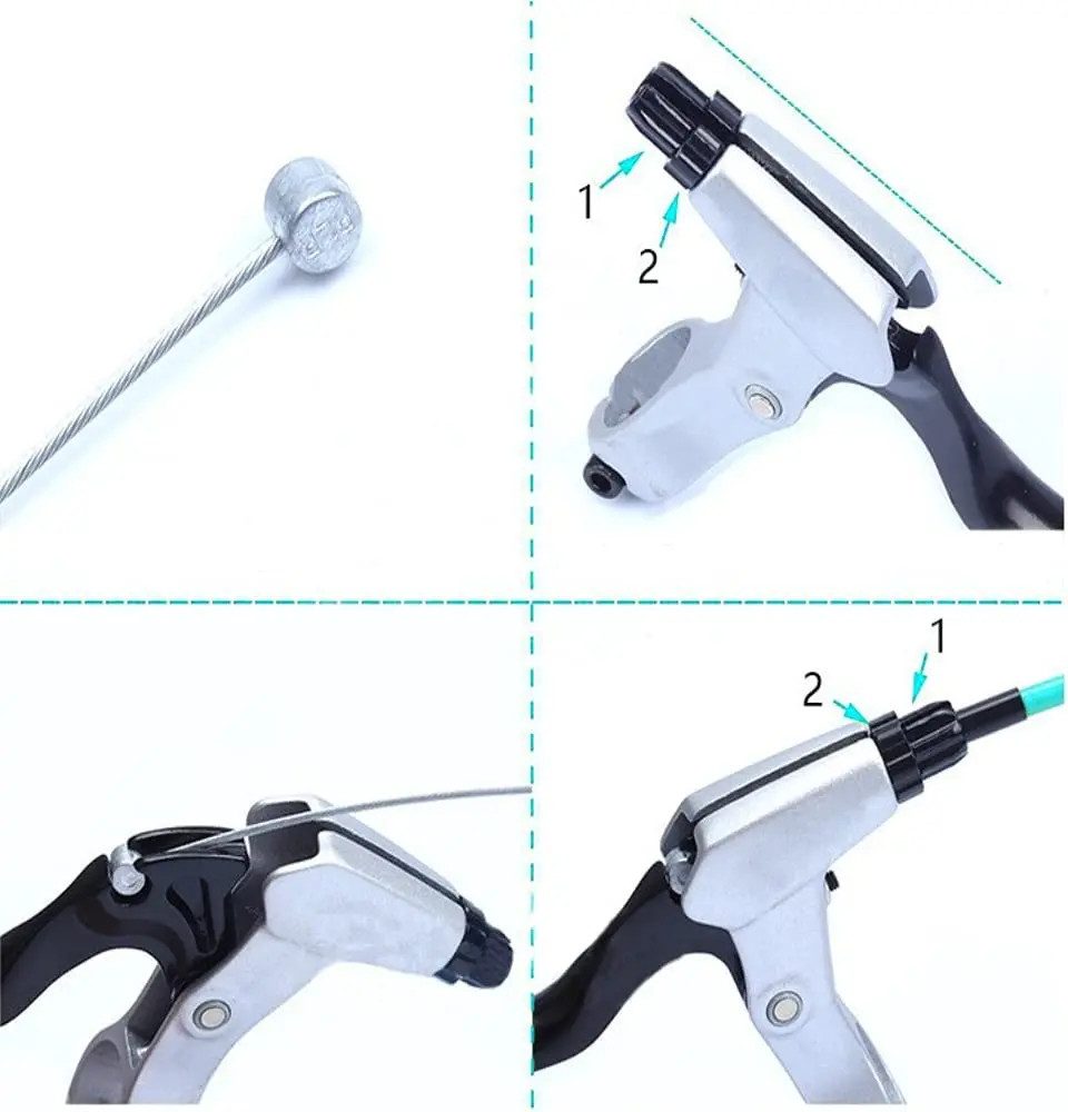 10pcs Bike Brake Shift Inner Cable Set MTB Road Gear Wire 900-2000mm