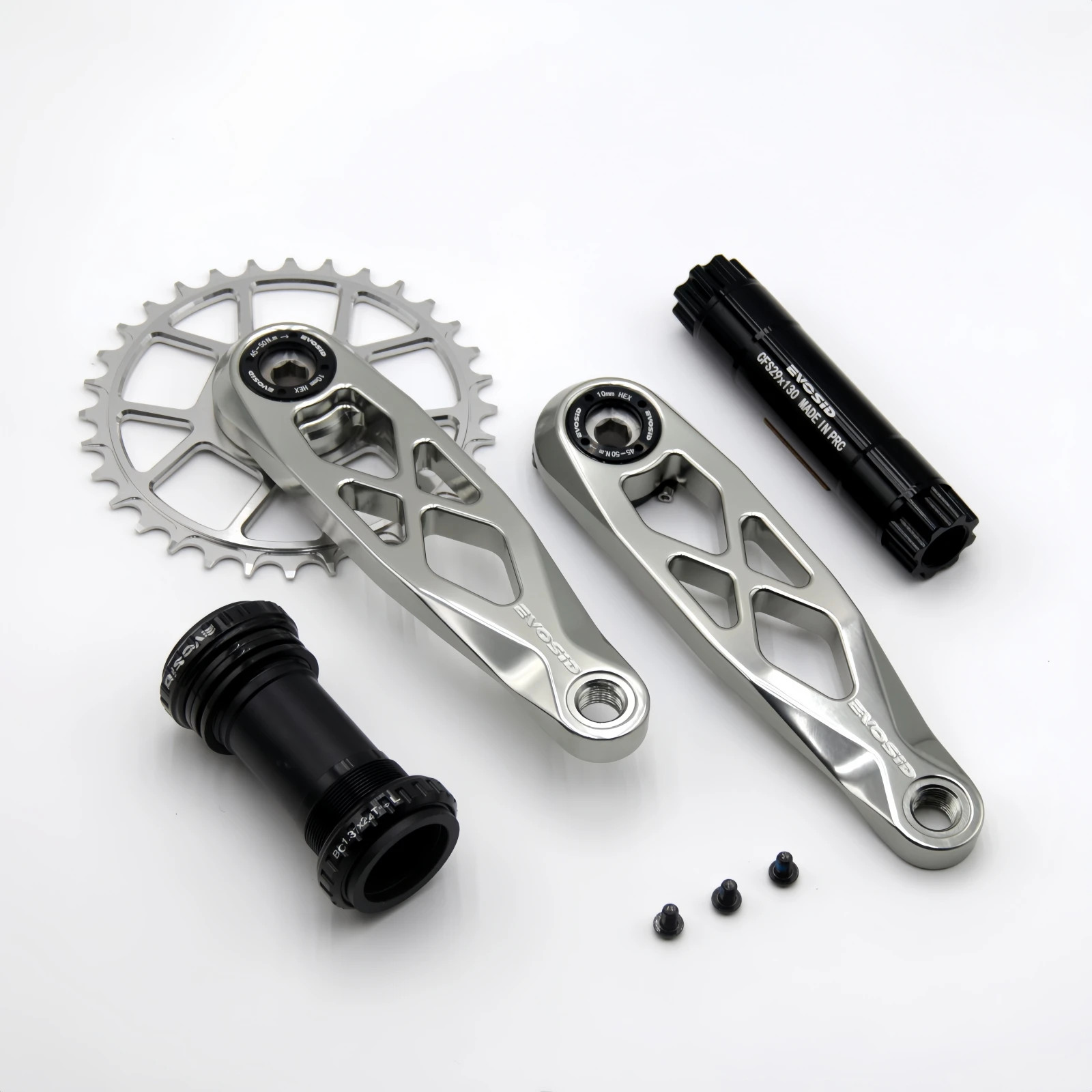 Ultralight MTB DUB Crankset 165/170mm 29mm Spindle 3-Bolt Direct Mount Alloy