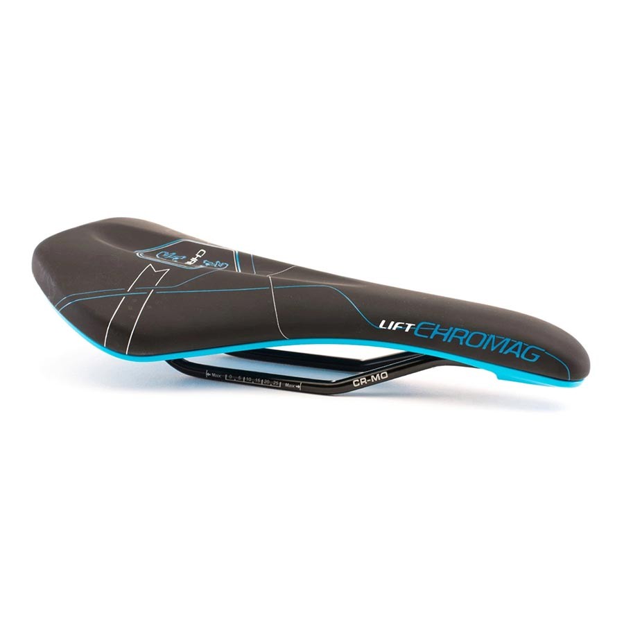 Chromag Lift Saddle 280 x 140mm, Unisex, 290g, Black/Blue