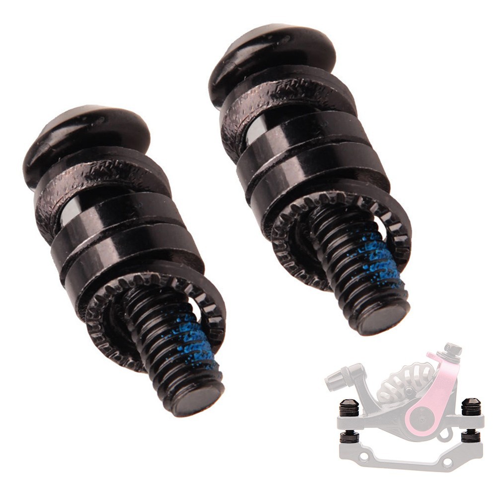 Bike Caliper Screw High-carbon Steel Screw Bike Maintenance Black Color
