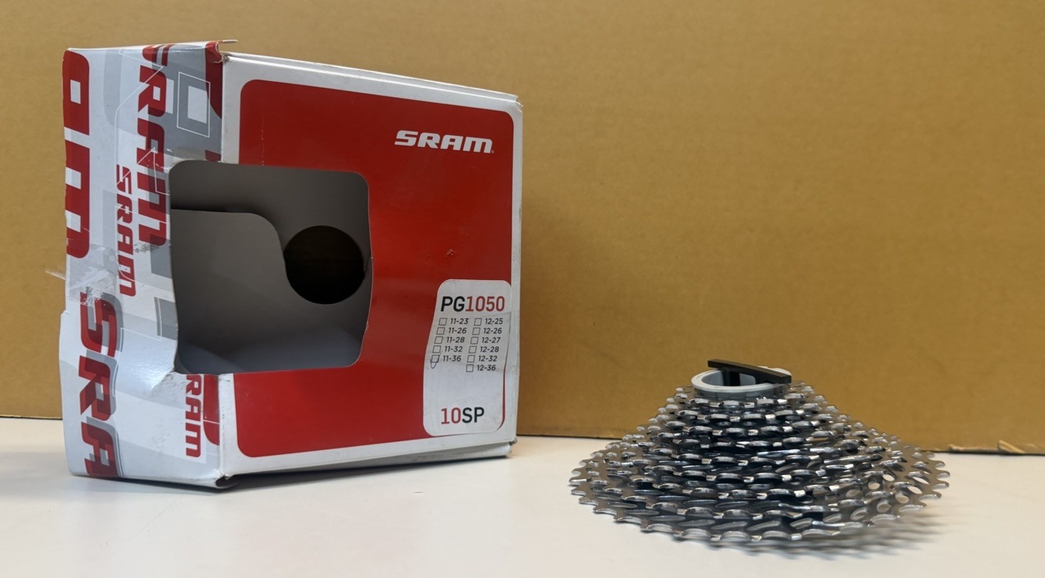 SRAM PG-1050 Cassette (10-Speed) One Color, 11×36 | Free & Fast Shipping |