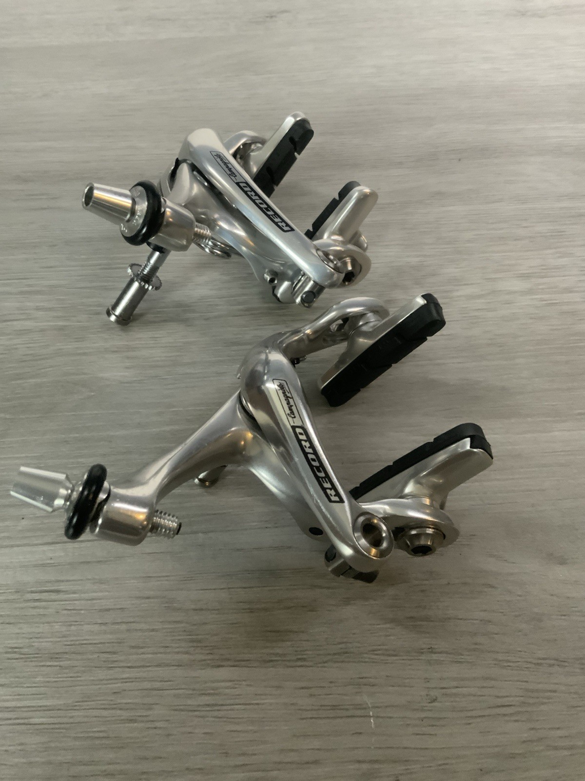 CAMPAGNOLO RECORD TITANIUM BRAKE CALIPERS 39-49 MM REACH RECESSED MOUNTS